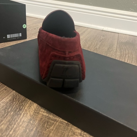 NWT Giuseppe Zanotti burgundy loafers size 41 - Picture 5 of 12